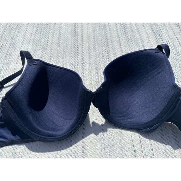 Aerie Bra 36C Blue Real Free Full Coverage Lined Underwire Pastel Adult Womens - Picture 7 of 12